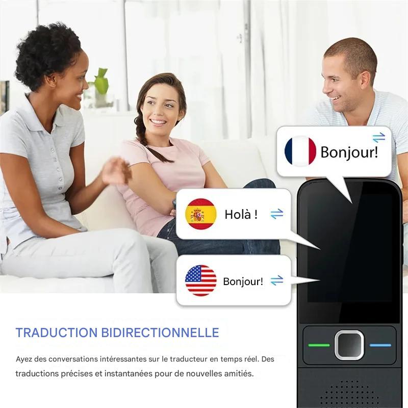 Traducteur Vocale 137 Langues en Instantanée.